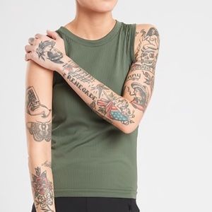 Athleta Renew Hip Length Ribbed Tank